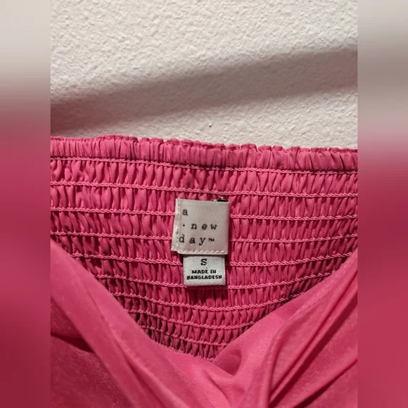 Pink puff sleeve dress - Picture 4 of 5